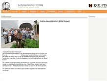 Tablet Screenshot of kolping-freyung.de